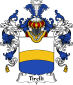 Italian Family Coat of Arms (v.25b) Tirelli