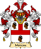 French Family Coat of Arms (v.25) Moreau I