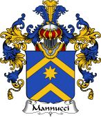 Italian Family Coat of Arms (v.25b) Mannucci