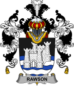 Irish Family Coat of Arms (v.25b) Rawson