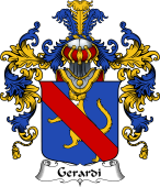 Italian Family Coat of Arms (v.25b) Gerardi