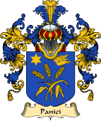 Italian Family Coat of Arms (v.25a) Panici