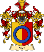 Italian Family Coat of Arms (v.25a) Vico