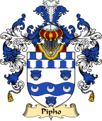 Irish Family Coat of Arms (v.25a) Pipho or Phypoe