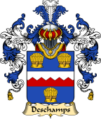 French Family Coat of Arms (v.25) Deschamps