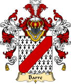 French Family Coat of Arms (v.25) Barre