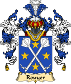 French Family Coat of Arms (v.25) Rouyer
