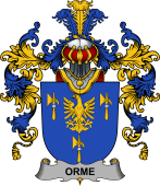 Irish Family Coat of Arms (v.25b) Orme
