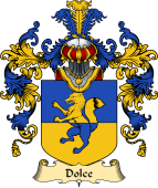 Italian Family Coat of Arms (v.25a) Dolce
