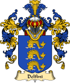 Italian Family Coat of Arms (v.25a) Delfini
