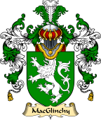 Irish Family Coat of Arms (v.25a) MacGlinchy or Clinchy