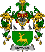 Irish Family Coat of Arms (v.25b) Edwards