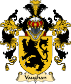 Irish Family Coat of Arms (v.25a) Vaughan