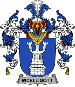 Irish Family Coat of Arms (v.25b) McElligott