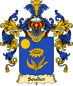 French Family Coat of Arms (v.25) Soulier