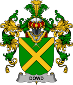 Irish Family Coat of Arms (v.25b) Dowd or O