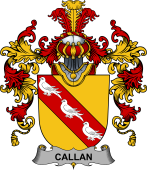 Irish Family Coat of Arms (v.25b) Callan or O
