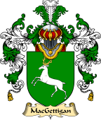 Irish Family Coat of Arms (v.25a) MacGettigan or Ettigan