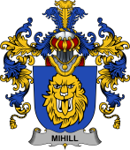 Irish Family Coat of Arms (v.25b) Mihill