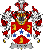 Irish Family Coat of Arms (v.25b) Hughes