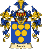 French Family Coat of Arms (v.25) Auber