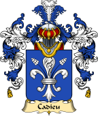 French Family Coat of Arms (v.25) Cadiou or Cadieu