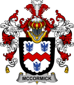 Irish Family Coat of Arms (v.25b) McCormick