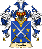 French Family Coat of Arms (v.25) Boutin