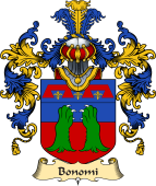 Italian Family Coat of Arms (v.25a) Bonomi
