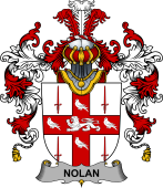 Irish Family Coat of Arms (v.25b) Nolan or O