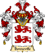 French Family Coat of Arms (v.25) Bonneville