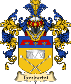 Italian Family Coat of Arms (v.25a) Tamburini