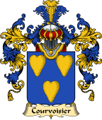 French Family Coat of Arms (v.25) Courvoisier