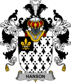 Irish Family Coat of Arms (v.25b) Hanson or O