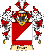French Family Coat of Arms (v.25) Evrard