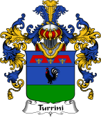 Italian Family Coat of Arms (v.25b) Turrini