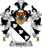 Irish Family Coat of Arms (v.25b) Kenley