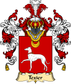 French Family Coat of Arms (v.25) Texier