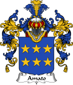 Italian Family Coat of Arms (v.25b) Amato