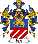Italian Family Coat of Arms (v.25b) Sisco