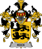 Irish Family Coat of Arms (v.25b) Rock