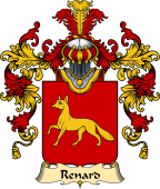 French Family Coat of Arms (v.25) Renard
