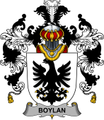 Irish Family Coat of Arms (v.25b) Boylan or O