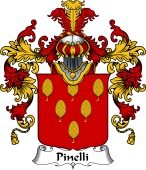 Italian Family Coat of Arms (v.25b) Pinelli