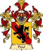 French Family Coat of Arms (v.25) Pinel