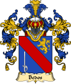 French Family Coat of Arms (v.25) Bedos