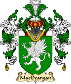 Irish Family Coat of Arms (v.25a) MacDeargan or O