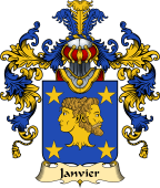 French Family Coat of Arms (v.25) Janvier