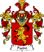 Italian Family Coat of Arms (v.25b) Pasini