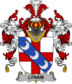 Irish Family Coat of Arms (v.25b) Lynam or O